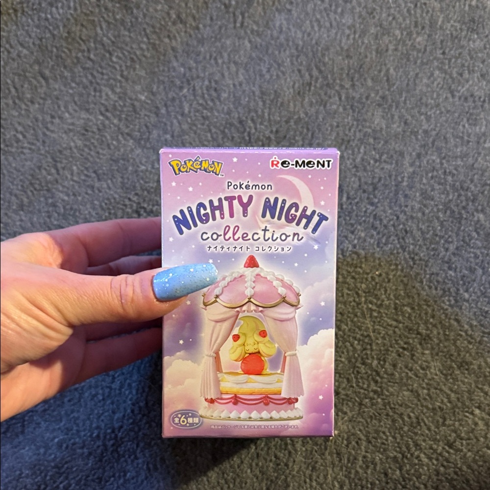 Pokemon Nighty Night Collection Purple Pink Box